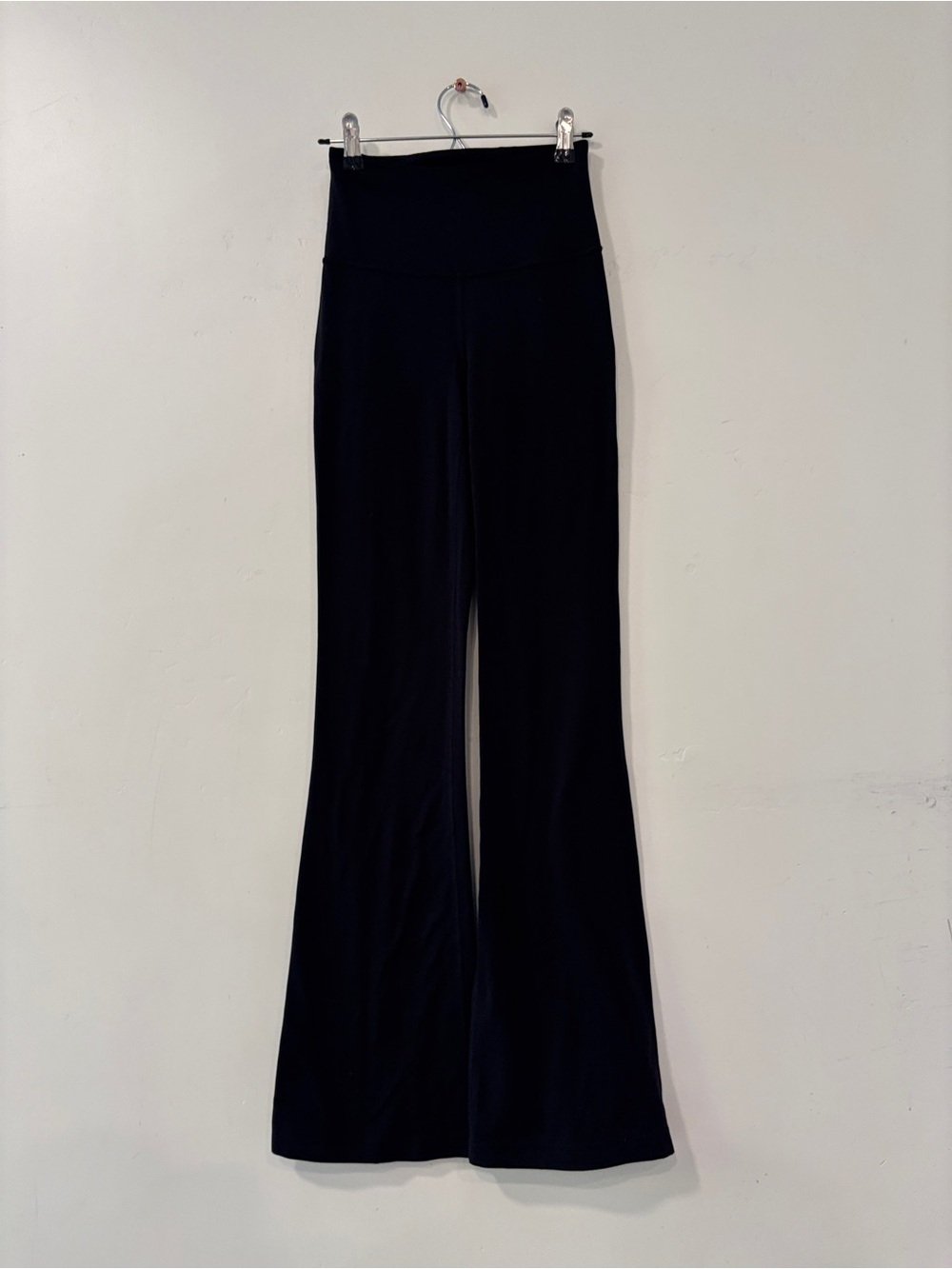Black Lululemon Leggings High Rise Waisted Flare Pant size 2 Groove Nulu